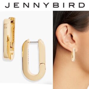 JENNY BIRD Toni Link Earrings in Gold NWT 158$